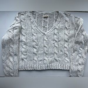 Pacsun White cropped Sweater